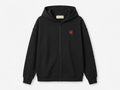 Veil Zip-up Hoodie – Black