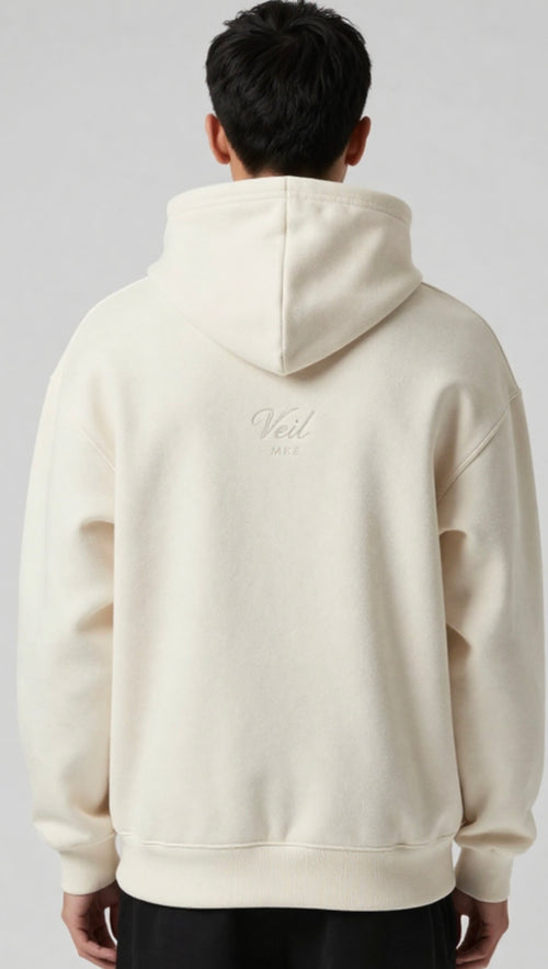Presence Zip-up Hoodie – Ivory