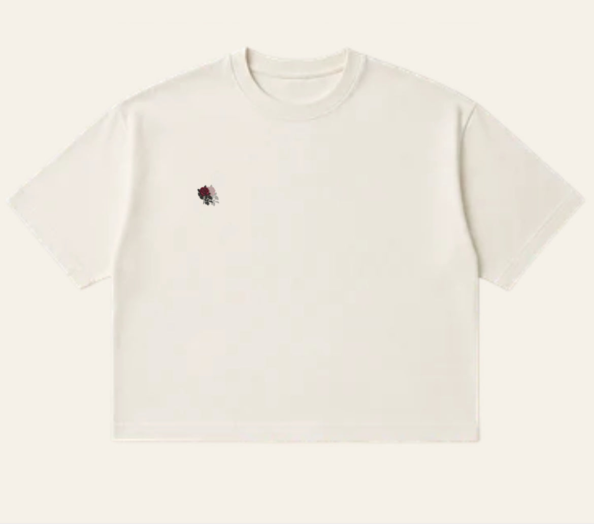 Veiled Rose Cropped Tee