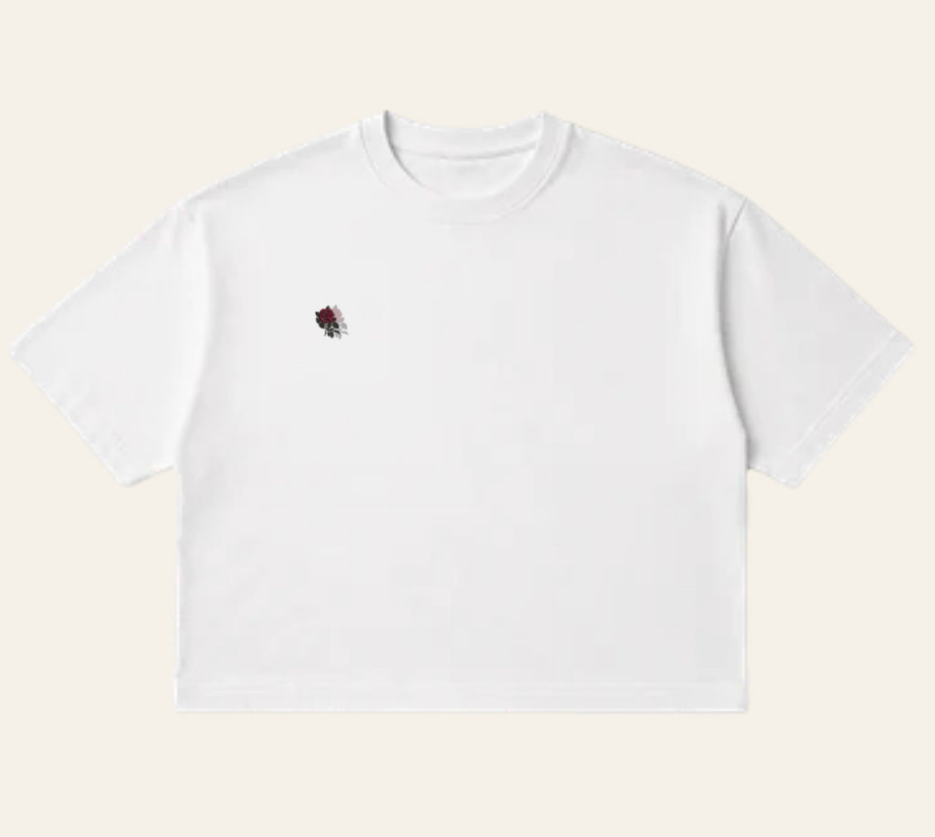 Veiled Rose Cropped Tee