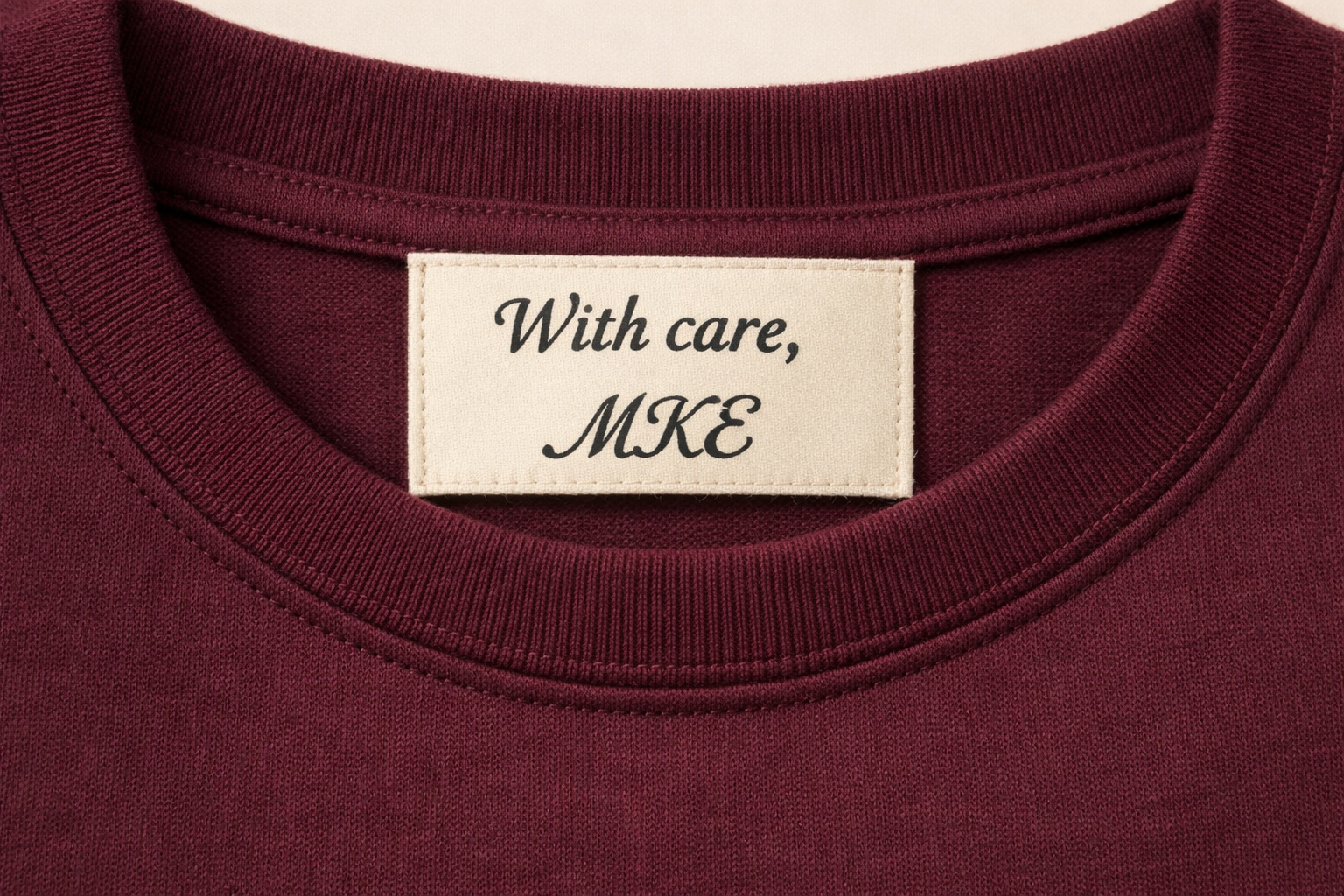Signature Tee – Maroon