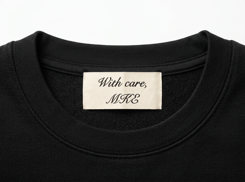 Feather Veil Tee – Black