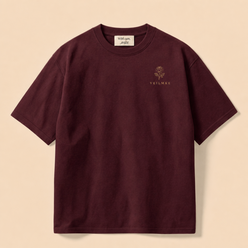 Signature Tee – Maroon