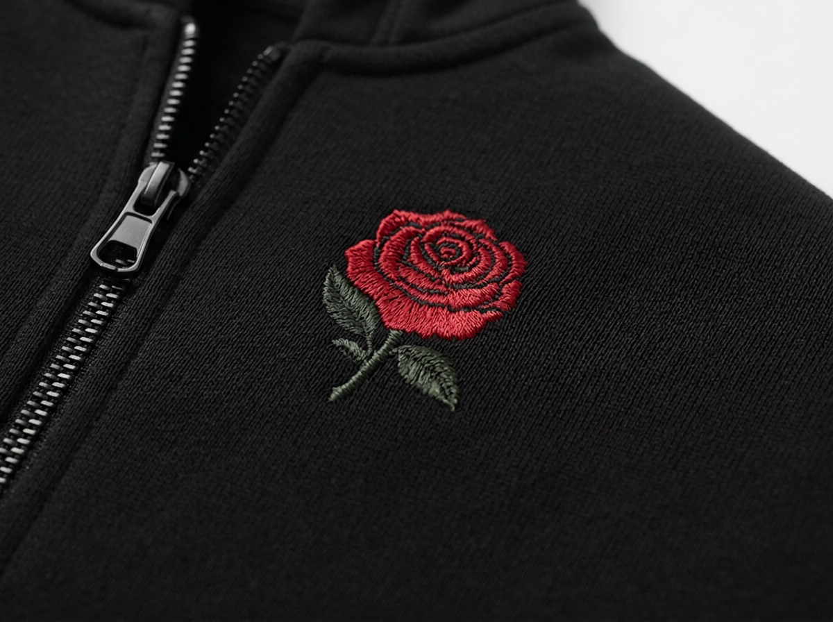 Veil Zip-up Hoodie – Black