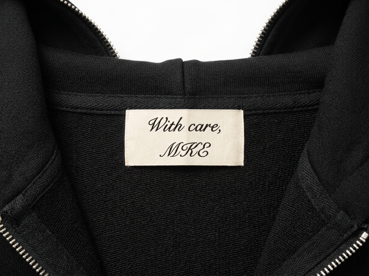 Veil Zip-up Hoodie – Black