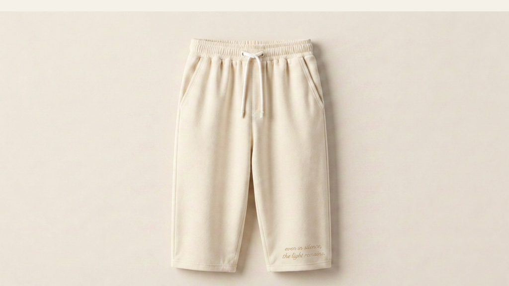 Even in Silence Capri Shorts – Ivory